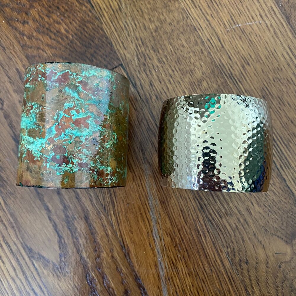 Large Metal Bangle Bundle